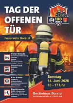 100 Jahre Freiwillige Feuerwehr Jork-Borstel – Tag der offenen Tür am 14.06.2026 100 Jahre Freiwillige Feuerwehr Jork-Borstel – Tag der offenen Tür am 14.06.2026