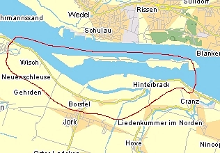 Einsatzgebiet der Ortswehr Borstel Einsatzgebiet der Ortswehr Borstel